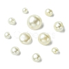 About 660 Pcs 330G 11 Styles 1-Hole ABS Plastic Imitation Pearl Buttons BUTT-CJ0001-08-8
