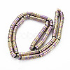 Electroplate Non-magnetic Synthetic Hematite Beads Strands G-T061-141E-5