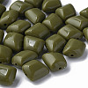 Opaque Acrylic Beads MACR-S373-15A-A11-3
