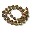 Natural Unakite Beads Strands G-F809-A48-01-4