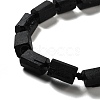 Natural Black Tourmaline Beads Strands G-F716-01-4