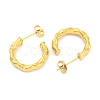 Ion Plating(IP) 304 Stainless Steel Stud Earrings EJEW-H013-22G-2