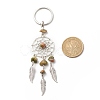 Natural Unakite Keychain KEYC-JKC00346-03-5