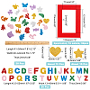 32Pcs Rectangle Wool Felt Frame Newborn Growth Milestone Blanket Photo Props Photo Frame DIY-CA0004-52-2