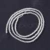 Transparent Glass Beads Strands GLAA-C019-01A-11-3