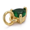 Brass Micro Pave Cubic Zirconia Charms X-KK-P192-08-G06-3