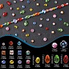 490Pcs Transparent Glass Beads Sets EGLA-YW0005-44-3