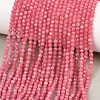 Natural Rhodonite Beads Strands G-B175-D05-3mm-1
