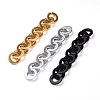 Handmade Opaque Spray Painted Acrylic Rolo Chains AJEW-JB00846-1