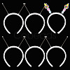 Cloth and Plastic Hair Bands OHAR-TAC0020-01G-1