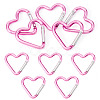 5Pcs Zinc Alloy Spring Gate Rings FIND-TA0009-73M-1