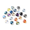 Electroplate Triangle Glass Beads EGLA-A036-01-1