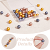 45Pcs 3 Colors Silicone Beads SIL-PH0001-23-4