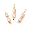 Natural Freshwater Pearl Beaded Pendants PA-CBAF2FA-02G-01-1