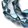 Electroplate Transparent Glass Beads Strands EGLA-E060-01A-FR04-3