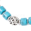 2Pcs 2 Styles 304 Stainless Steel Multi-layered Bracelets BJEW-JB12234-5
