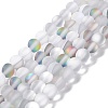 Synthetic Moonstone Beads Strands G-E573-01A-14-2