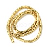 Electroplated Synthetic Non-Magnetic Hematite Beads Strands G-H020-F01-03-2