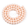 Opaque Glass Beads Strands GLAA-T032-P6mm-MD09-3