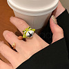 3D Animal Alloy Open Cuff Rings RJEW-D003-01A-G-1