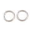Brass Twister Clasp KK-Z146-04P-02-1