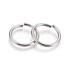 Tarnish Resistant 304 Stainless Steel Saw Cut Open Jump Rings STAS-P212-25P-08-1