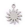 Non-Tarnish 201 Stainless Steel Pendants STAS-K003-10P-2