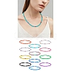 Polymer Clay Heishi Surfer Beaded Necklaces Set NJEW-SW00031-8