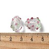Handmade Foil Lampwork Bumpy Beads Strands FOIL-Z001-05C-4