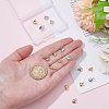 16Pcs 2 Colors Brass Pendants KK-ME0002-17-3