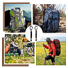 2Pcs 2 Colors Handmade Spartan Nylon Parachute Cord for Men HJEW-DR0001-03-7