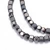 Electroplate Non-magnetic Synthetic Hematite Bead Strands G-Q467-11D-1
