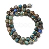 Natural Chrysocolla and Lapis Lazuli Beads Strands GG-CBAC972-A09-01-5
