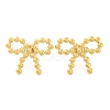 Ion Plating(IP) 304 Stainless Steel Stud Earrings for Women EJEW-N054-20G-1