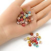 300pcs 2 Styles Opaque Mixed Color Acrylic Beads MACR-YW0002-58A-3