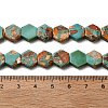 Synthetic Imperial Jasper Beads Strands G-Q050-B01-02-4