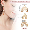 10Pcs Brass Charms KK-BBC0011-25-2