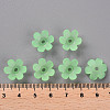 Frosted Acrylic Bead Caps MACR-S371-07A-733-4