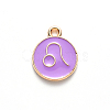 Alloy Enamel Pendants ENAM-S124-01A-01G-2