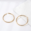 201 Stainless Steel Big Hoop Earrings EJEW-F205-14G-B-1