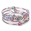 2Sets 2Pcs Bohemian Multi-Layered Synthetic Imperial Jasper Wrap Bracelet Women's Jewelry MV3343-1-1