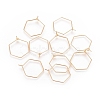 Brass Earring Hooks X-KK-T038-424A-G-2