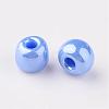 DIY Craft Beads 8/0 Opaque Colors Lustered Round Glass Seed Beads X-SEED-A012-3mm-123B-2