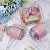Sparkle Wired Edge Polyester Ribbon OCOR-WH0071-026C-5