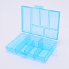 Transparent Plastic Bead Containers CON-WH0073-84C-2