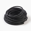Braided Leather Cord with Core X-WL-F009-B02-5mm-1