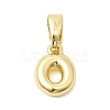 Brass Letter Charms KK-G554-22G-O-1