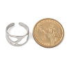 304 Stainless Steel Open Cuff Rings for Unisex RJEW-Q003-03P-3