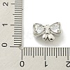 Rack Plating Brass Micro Pave Cubic Zirconia Bead KK-K386-19P-3