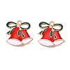 Christmas Theme Alloy Enamel Pendants ENAM-T020-10A-2